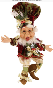 Christmas Collectibles by Mark Roberts include his trademark elves and fairies.